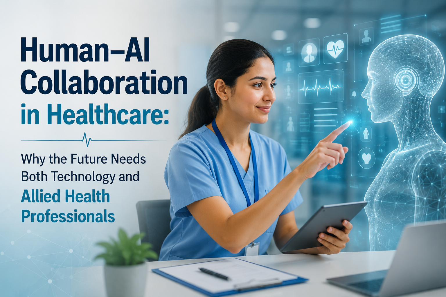 Human–AI Collaboration in Healthcare: Why the Future Needs Both Technology and Allied Health Professionals
